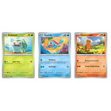 3D Lenticular Sticker - Pokémon - Squirtle, Bulbasaur & Charmander Cards