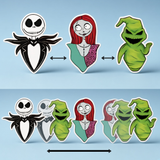 3D Lenticular Sticker - The Nightmare Before Christmas - Jack, Sally & Oogie Boogie