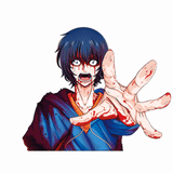 3D Lenticular Sticker - Solo Leveling - Sung Jin-Woo Bloody Face