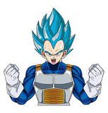 3D Lenticular Sticker - Dragon Ball - Vegeta Super Saiyan Forms
