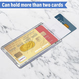 ID Card Badge Holder - Solid Clear