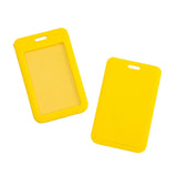 ID Card Badge Holder - Solid Yellow