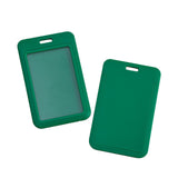 ID Card Badge Holder - Solid Green