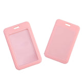 ID Card Badge Holder - Solid Pink