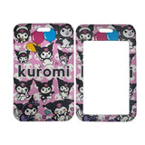 ID Card Badge Holder - Sanrio - Kuromi Poses With Balloons And Skulls
