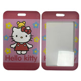 ID Card Badge Holder - Sanrio - Hello Kitty With Teddy Bear And Flowers