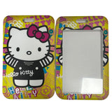 ID Card Badge Holder - Sanrio - Hello Kitty In Black Outfit On Yellow Graffiti
