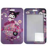 ID Card Badge Holder - Sanrio - Kuromi Kuromify The World Rainbows