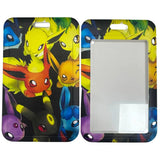 ID Card Badge Holder - Pokémon - Eeveelutions Collage On Black