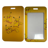 ID Card Badge Holder - Pokémon - Pikachu Happy Poses On Yellow