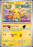 Card Keychain - Pokémon - Pikachu basic 30th Anniversary 028/128 (Japanese)