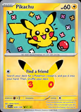Card Keychain - Pokémon - Pikachu basic 30th Anniversary 07/30