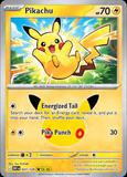 Card Keychain - Pokémon - Pikachu basic 30th Anniversary 037/128