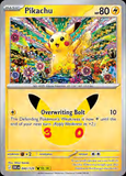 Card Keychain - Pokémon - Pikachu basic alt art 30th Anniversary 18/30
