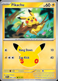 Card Keychain - Pokémon - Pikachu basic 30th Anniversary 19/30