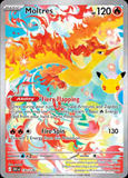 Card Keychain - Pokémon - Moltres basic Full Art 30th Anniversary 130/128