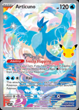 Card Keychain - Pokémon - Articuno basic Illustration Rare 30th Anniversary 132/128