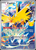 Card Keychain - Pokémon - Zapdos Full Art 30th Anniversary 133/128