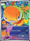 Card Keychain - Pokémon - Scraggy basic 30th Anniversary 140/128
