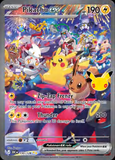 Card Keychain - Pokémon - Pikachu ex Full Art 30th Anniversary 150/128