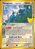 Card Keychain - Pokémon - Metagross δ Delta Species Stage 2 30th Anniversary 11/113
