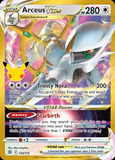 Card Keychain - Pokémon - Arceus VSTAR 30th Anniversary 123/172
