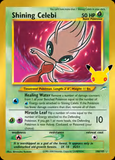 Card Keychain - Pokémon - Shining Celebi basic 30th Anniversary 106/105