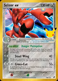 Card Keychain - Pokémon - Scizor ex Stage 1 ex foil 30th Anniversary 108/115
