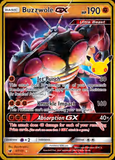 Card Keychain - Pokémon - Buzzwole GX basic GX Full Art 30th Anniversary 57/111