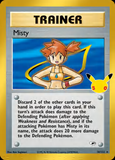 Card Keychain - Pokémon - Misty Trainer 30th Anniversary 18/132