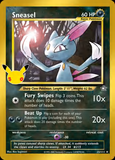 Card Keychain - Pokémon - Sneasel basic 30th Anniversary 25/111