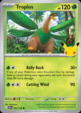 Card Keychain - Pokémon - Tropius basic 30th Anniversary 005/128