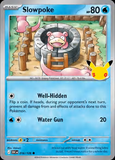 Card Keychain - Pokémon - Slowpoke basic 30th Anniversary 016/128