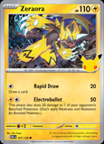 Card Keychain - Pokémon - Zeraora basic 30th Anniversary 057/128