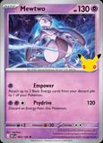 Card Keychain - Pokémon - Mewtwo basic 30th Anniversary 063/128