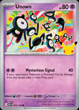 Card Keychain - Pokémon - Unown basic 30th Anniversary 072/128