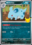 Card Keychain - Pokémon - Nidorina Stage 1 30th Anniversary 088/128