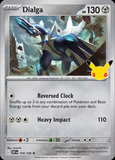 Card Keychain - Pokémon - Dialga basic foil 30th Anniversary 103/128