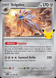 Card Keychain - Pokémon - Solgaleo Stage 2 30th Anniversary 105/128