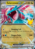 Card Keychain - Pokémon - Salamence ex 30th Anniversary 109/128