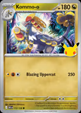 Card Keychain - Pokémon - Kommo-o Stage 2 30th Anniversary 112/128
