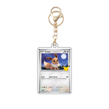 Card Keychain - Pokémon - Eevee basic 30th Anniversary 118/128