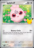 Card Keychain - Pokémon - Igglybuff basic 30th Anniversary 120/128