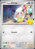 Card Keychain - Pokémon - Hisuian Zorua basic 30th Anniversary 122/128