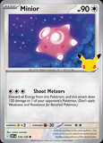 Card Keychain - Pokémon - Minior basic 30th Anniversary 124/128