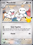 Card Keychain - Pokémon - Maushold Stage 1 Reverse Holo 30th Anniversary 125/128