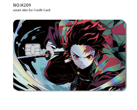 Credit Card Skin Sticker - Demon Slayer - Tanjiro Holographic