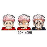 3D Lenticular Sticker - Jujutsu Kaisen - Itadori to Sukuna Face Transformation