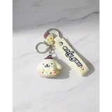 3D PVC Figure Keychain - Sanrio - Pompompurin Donut