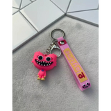 3D PVC Figure Keychain - Poppy Playtime - Pink Kissy Missy Chibi